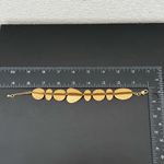 Kate Spade  New York  Worn Gold Metal Petal Bracelet 55g. Photo 11