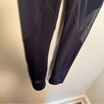 New Balance Athletic Leggings Navy Blue Mesh Photo 6