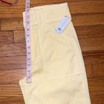 Joie NWT  Mirenda Slim Crop Cargo Pants in pastel yellow Size 4 Photo 7