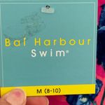 Bal Harbor NWT Pinks Blues White Floral Print Swim Top One Side Straps Sz M Pink Size M Photo 8