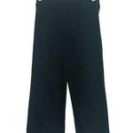 Akris Punto Straight Leg Cropped Raw Hem Black Mid Rise Jeans US 4 Photo 0