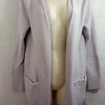 A New Day  Day Lavender‎ Women Medium Cardigan Long Sleeve Open Front Pockets Photo 0
