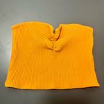 WILFRED ARITZIA Gaby Strapless Orange Tube Crop Top Size M Photo 4