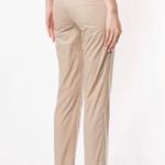 PAULE KA Paris Beige Cigarette High Waist Pants Sz 34 NWT Tan Photo 2