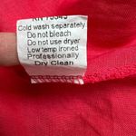 Terzo Millennio Linen Dress Womens Small Coral Red Ruffle Lagenlook Tank Italy S Photo 9