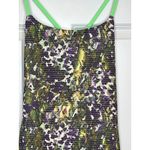 Lululemon Dancing Warrior Tank Floral Sport Multicolor Pistachio Size 4 Photo 3