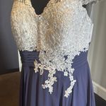 Women’s Ivory Lace Top Chiffon V Photo 7