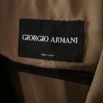 Giorgio Armani vintage Black Label Blazer Tan Brown Single Breasted Front Pocket Photo 2