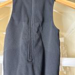 Garage Body Ribbed Quarter Zip Mock Neck Body Suit Bodysuit XS Photo 3