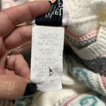 VINTAGE Cricket Lane women's medium pullover sweater shoulder pads metallic grey Pink Photo 8