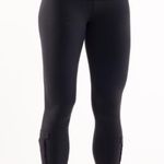 Lululemon  Wunder Under Pant SPECIAL EDITION RUFFLE Black/Black Velvet (RARE) Photo 0