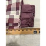 Burton  Stow Cargo Pant Womens 28W Purple White Plaid Snowboard Waterproof Pants Photo 12