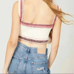 Free People 🆕 In The Sun Brami Knit Crop Top Sweater Boho Soft L🆕 Photo 3