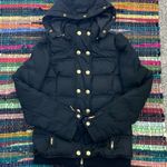 Juicy Couture Down Black Puffer Coat Size Small Photo 0