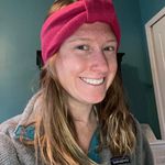 Vintage Slalom 100% Virgin Wool Headband Pink Photo 1