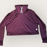 Vuori Crop Funnel Neck Pullover Top Lightweight Size Large Photo 0