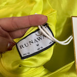 RUNAWAY THE LABEL Runaway The Label Charis Mini Dress Lime Size Medium NWT Photo 4