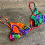 De La Mar Y2K Tie Dye Side Tie Bikini Purple Photo 4