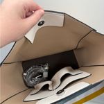 BROMEN Yellow Cream‎ Colorblock Shoulder Bag Women’s Structured Tote Purse Photo 8