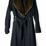 Worthington  black wool trench coat Photo 0
