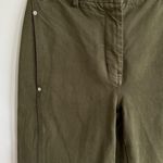 Aritzia Wilfred Free Olive Green Cotton Straight Leg Jeans Size 0 Photo 2