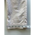 Adrianna Papell  Women Dress Chino Pants Sz 8 Light Pink White Geo Print Mid Rise Photo 11