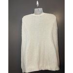 Forever 21 Sweater Cardigan Womens Medium White Open Knit Pockets Long Sleeve Photo 4