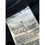 Old Navy  Women Denim Cotton S/S Button Down Shirt Dress Sz Med Dark Blue Wash J1 Photo 3