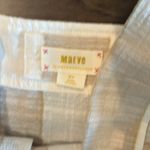 Maeve NWOT Anthropologie  Petite Neutral Stripe Dress Sz MP Photo 8