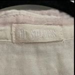 Anthropologie Cream & Pink Horizontal Striped Long Sleeve Button Up Photo 1