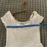 American Eagle Dress white smocked mini dress graduation beach bridal size XS. Photo 9