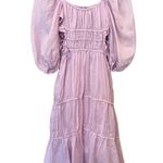 NICHOLAS Henna Tiered Gathered Cotton Photo 0