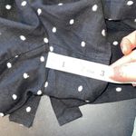 Loft  Women's Polka Dot Belted Romper Sleeveless V Neck Jumpsuit Shorts Black Pet Photo 8