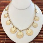 Talbots  Gold Layered Disc Necklace Photo 0