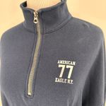 American Eagle  Blue 77 1/2 Half Zip Pullover Sweatshirt Size Small Photo 1
