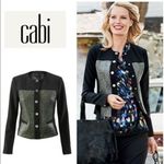 CAbi  Blazer Jacket Career‎ Office Button Front Gray Black MD Photo 1