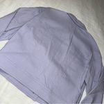 ALC Frank 2 / $30 💜 A.L.C Light Purple Lilac Grey Button Up Black Denim Jacket Photo 8