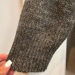 Coldwater Creek  Angora Mohair Blend Cardigan Sweater Beaded Size Large 14 / 16 Photo 9