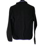 Patagonia Synchilla pullover snap t black purple women's size medium 25455 Photo 1