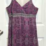 APT 9 Women's Purple Paisley Print Camisole Dress Size XL X Photo 0