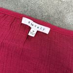 Free People Baevely Bohemian red crochet detailed long sleeve babydoll dress Photo 3