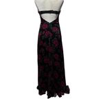 For Love & Lemons Teagan Strapless Floral Maxi Dress Sz S Holiday Winter Wedding Black Photo 2