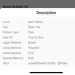 SheIn Casual Black Mid-Heeled Sandals Suitable For Daily Wear Photo 4