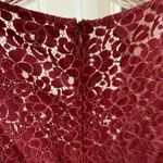 Talula Red Aline Lace Accent Pleated Dress size 4 Photo 6