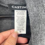 Y2K Casting Cowl Neck Tunic Womenst Top Sz M Boho Crochet Lace Knit US Cozy Fall Gray Size M Photo 6