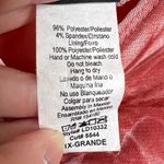 Lilian Floral Ruched Dress Woman’s Size 1X Deep V Neck Bold Orange Photo 5