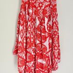 Free People NWT Linen Blend Mimi Tunic Top Lavender Combo Red Yellow White Small Photo 11