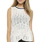 Free People  Maisie Lace Sleeveless Top Photo 0