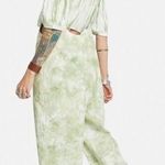 Free People Stroll In Kyoto Green White Tie Dye Overall Photo 1