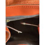 NWT Viola Castellani Papaya Orange Leather Handbag Purse Backpack Convertible Photo 13